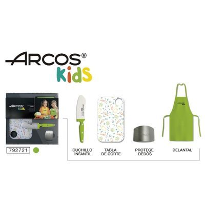 [57657737] ARCOS SET 4 PCES ENFANT VERT BOITE CADEAU