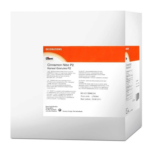 [07030120] DAWN SUCRE DECOR CANNELLE 2.5KG *VENTE PAR CARTON + DELAI FABRICATION*