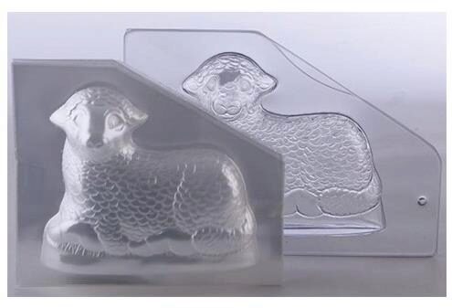 [53802057] *FF*MOULE AGNEAU POLY 13.5CM 500ML AVEC 10 DÉPOSANTES