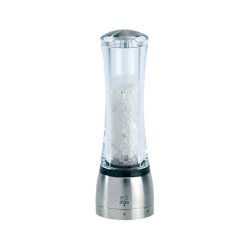 [70409672] PEUGEOT SALT MILL STAINLESS STEEL/ACRYL DAMAN 21CM