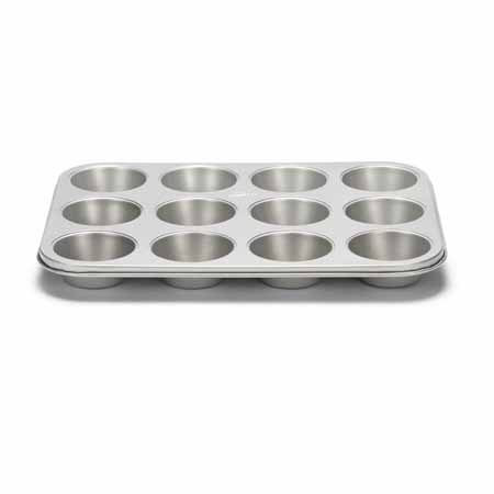 [62250757] PATISSE PLAQUE A MUFFIN SILVER-TOP 12EMPREINTES- MENAGER