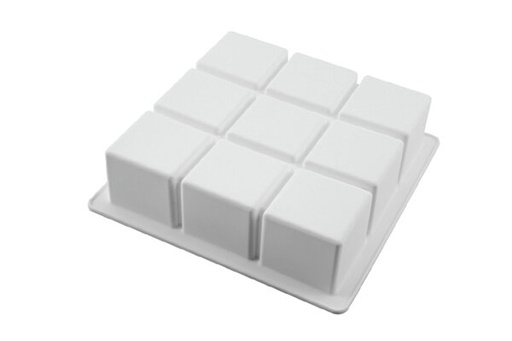 [51657178] SILIKOMART - MOULE SILICONE - CUBIK 172 X 175MM H 50MM VOL 1400ML