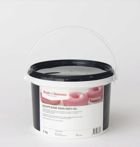 [07031308] SOUPLESSE GLACAGE CERISE RSPO 3KG**S/CDE**