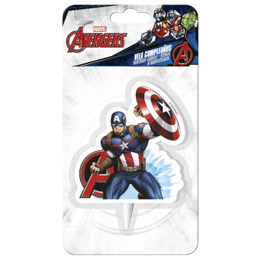 [08041715] CAPTAIN AMERICA 2D CANDLE