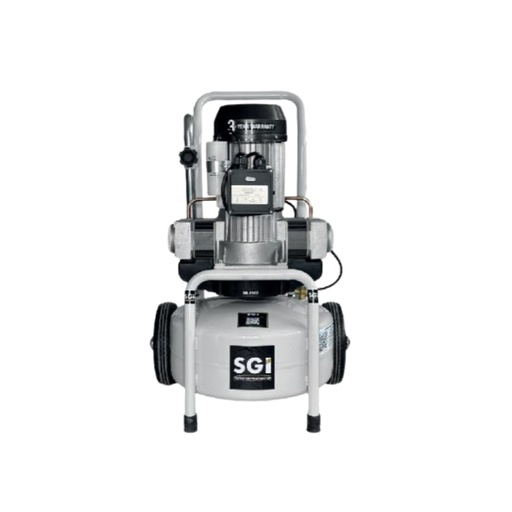 [54300702] SGI COMPRESSEUR BREVA 24L MONOPHASE CUVE ALIMENTAIRE AVEC 2 ROULETTES ET POIGNEE DE TRANSPORT