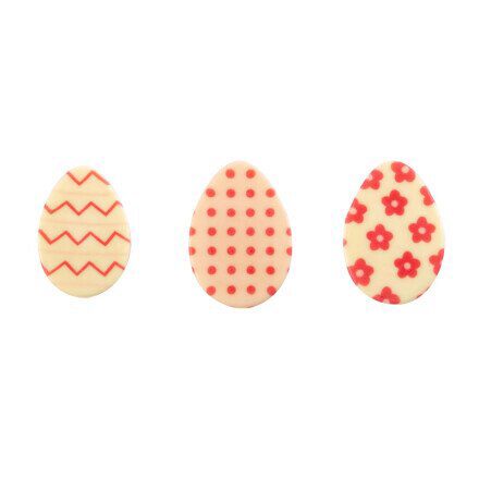 [08033866] 2069522 PLATTE EI CHOCO DECORATIE L45X38MM120ST ***S/CDE***