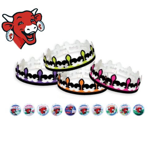 [60229050] SANTONS 100PCES "VACHE QUI RIT"+COURONNES ***NEW 2024***