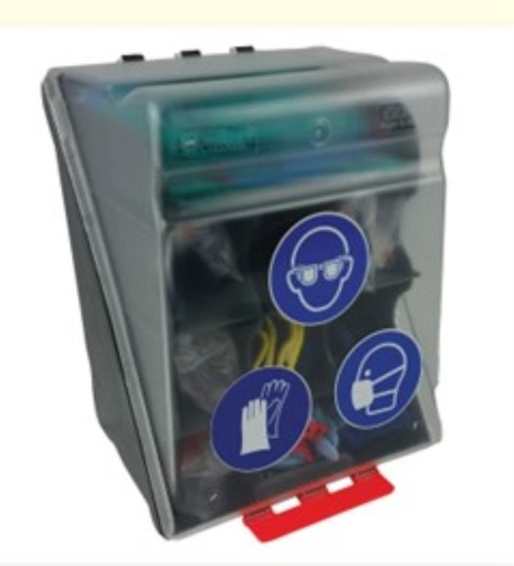 [50261103] BOITE EPI TRANSPARANTE KIT DEMARRAGE 12CASES