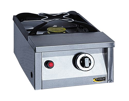 [60503008] SOFINOR RECHAUD GAZ INOX 1 BRÛLEUR 6000 CAL./4.6KW 30X45X17 CM