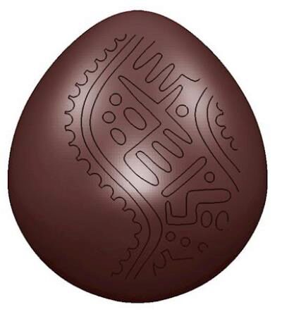 [70410274] MOULE À CHOCOLAT OEUF MAYA 28 MM CW1569 28X26XHT11MM / 3X8 -- 5GR