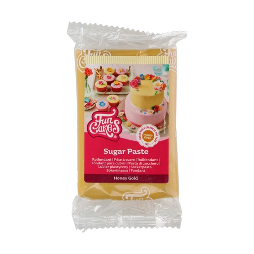 [08076007] FUNCAKES PATE A SUCRE MIEL DORE 250GR