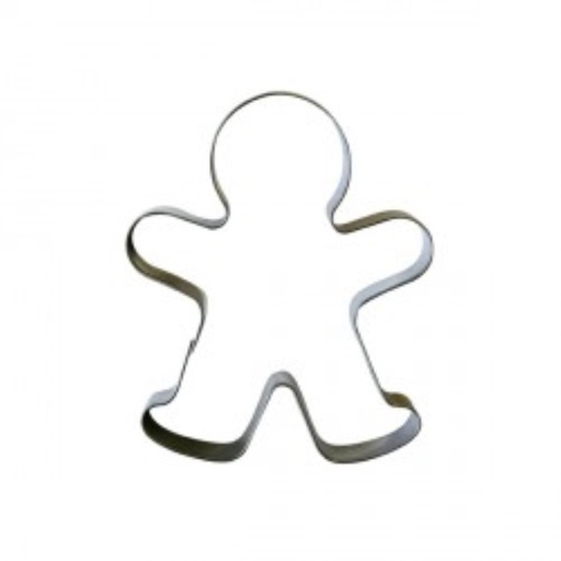 [70407472] STAINLESS STEEL COOKIE CUTTER, SNOWMAN 40MM