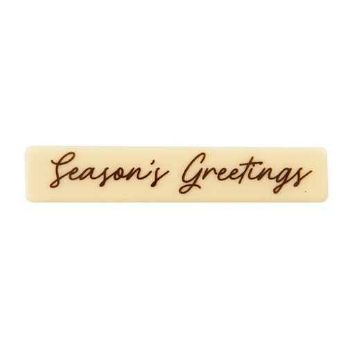 [08054989] 15844 PLAATJE SEASON'S GREETINGS 8X1,5CM 120STKS ***OP BESTELLING***