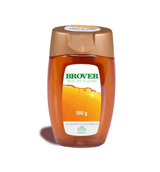 [05100041] VLOEIBARE HONING SQUEEZER BROVER 500GR = FLES