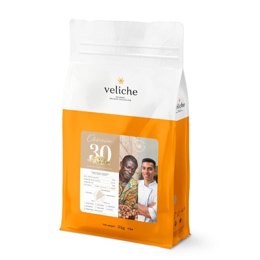 [08054749] VELICHE 02628 CHOCOLAT BLANC OBSESSION 30 2.5KG
