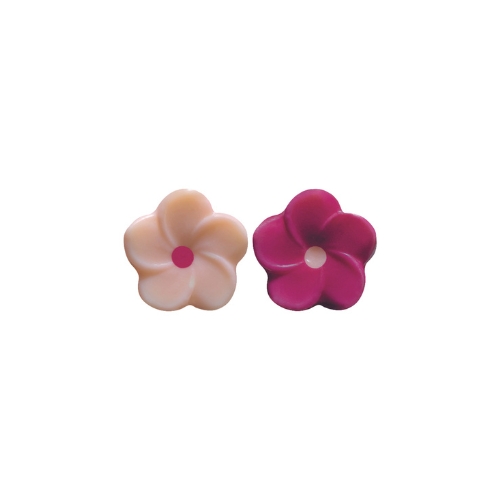 [08058116] 088232 PCB FLEURS PAG FRANGIPANIER 2 DESIGNS Ø 3CM 176PCS ***S/CDE***