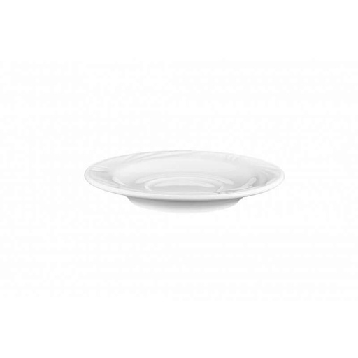 [74500189] ARCADIA SOUS TASSE MOKA PORCELAINE BLANCHE - 007607