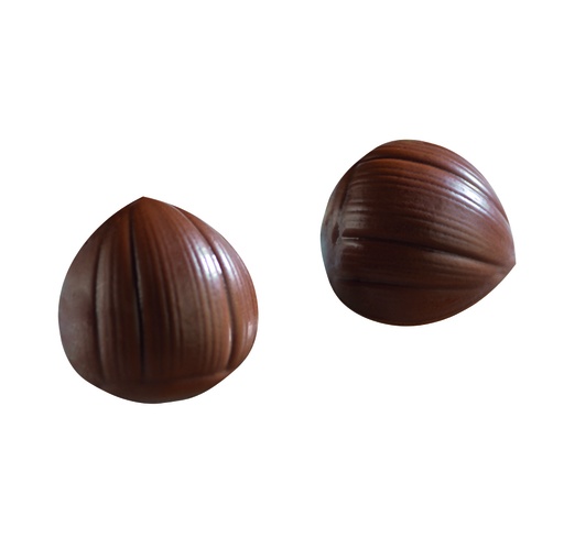 [08058070] 088226 PCB NOISETTES CL STRIÉES 3X2,9CM 176PCS ***S/CDE***