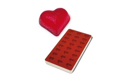 [70408670] MOULE EN SILICONE POUR PATE DE FRUIT COEUR SG03