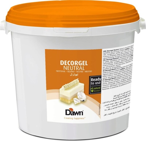 [03040348] DAWN DECORGEL NEUTRAL COLD GLAZE 7KG