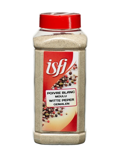 [05100191] ISFI GEMALEN WITTE Peper 550GR = POTJE