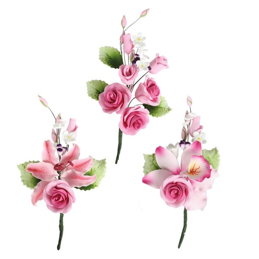 [08081239] 1066031 ASSORTIMENT BOUQUET DE ROSE 6 PIECES***S/CD***