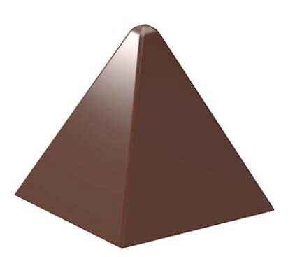 [70410438] MOULE À CHOCOLAT PYRAMIDE SANS STRUCTURE CW167213.5X27.5CM * 3X7 *20GR