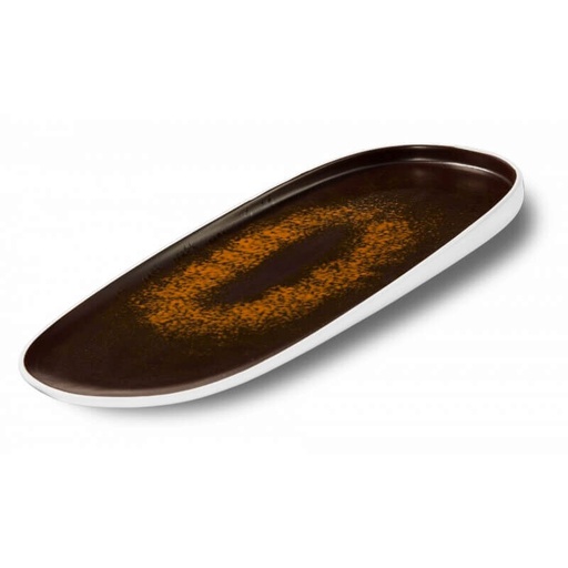 [57661117] LE COQ ESTIA ASSIETTE ELLIPTIQUE PORCELAINE 39X15C - LEST019RG371390
