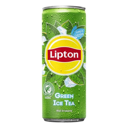 [06100563] DRINK LIPTON ICE TEA GROEN BLIK 24X33CL STRAK
