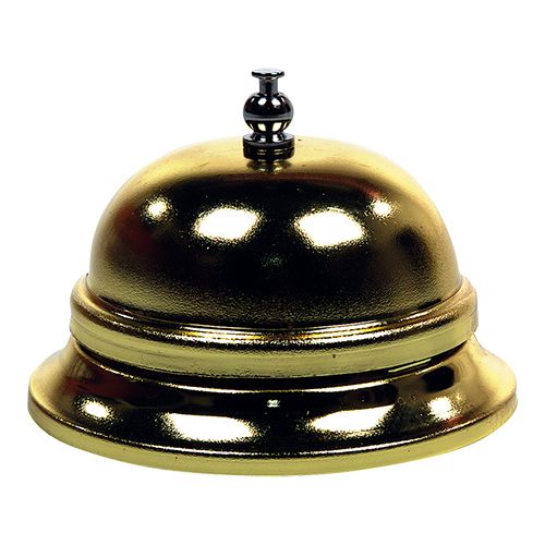 [54904655] SONNETTE DE RECEPTION EN CUIVRE DIAM 12 CM