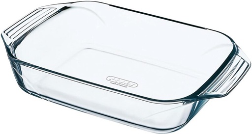 [57661179] PYREX RECTANGULAR DISH 29 X 23CM - H 7CM IN BOROSILICATE GLASS 2.3L -40 TO +300°C