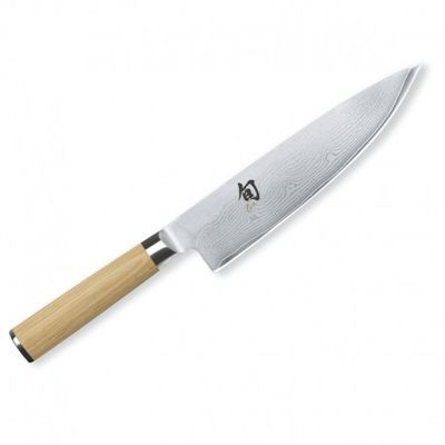 [57661324] *FDS*KAI SHUN "WHITE" COUTEAU CHEF 20.0CM  DAMASSE - DM-0706W