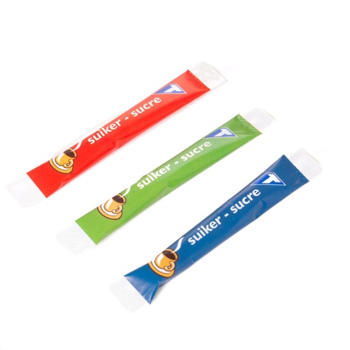 [05101075] FIJNE SUIKER IN INDIVIDUELE STICKS 1000 X 5 GR