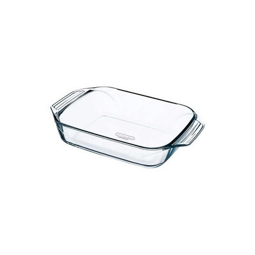 [57661181] PYREX PLAT RECTANGULAIRE 39 x 25CM HT 7CM EN VERRE BOROSILICATE 3,8L -40 À +300°C