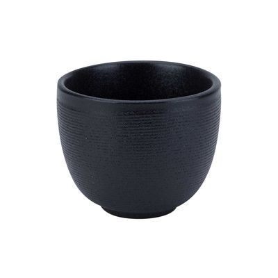 [57658267] C&T YARA BLACK BOWL / CUP 8XH7CM WITHOUT HANDLES - 2421008