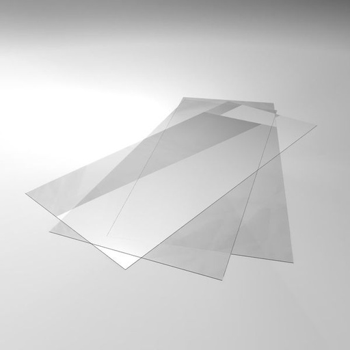 [08056156] 005019 PCB NEUTRAL RHODOID SHEETS 50X21 CM 100PCS ***S/CD***