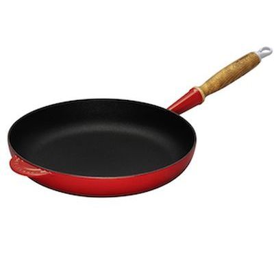 [57661872] LE CREUSET POELE "FONTE" CERISE 28CM  2.6L