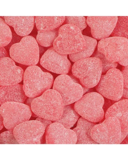 [14100186] HARIBO RASPBERRY HEART CANDIES 1KG