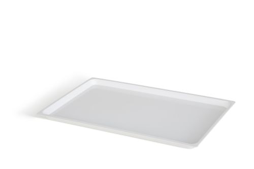 [53302209] PLATEAU ABS 60X40HT2 BLANC BORDS A 45 °
