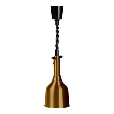 [57660304] ABAT JOUR CUIVRE 18CM P/LAMPE CHAUFFANTE INFRA RGEA/RESSORT EXTENSIBLE 137CM