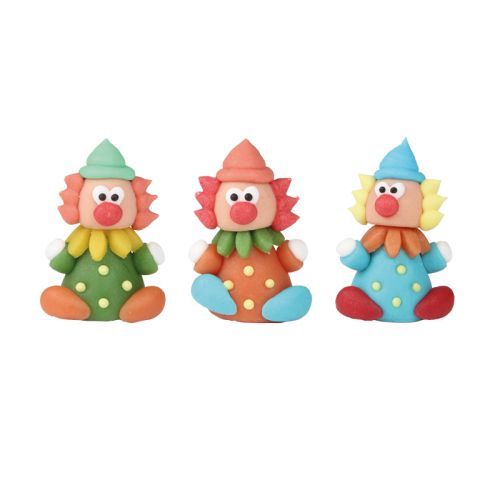 [08032200] 1024606 CLOWNS FIGURINES SUCRE42PCES ***S/CDE***