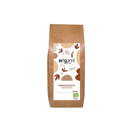 [08059023] ORIGAMI FARINE DE MILLET BIO 500GR