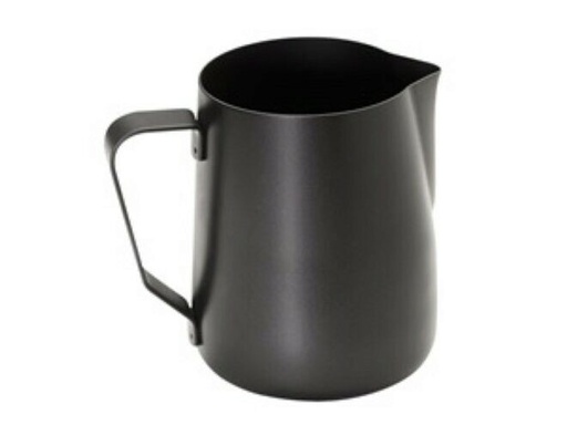 [60250981] POT A LAIT - CREMIER *NOIR* 35CL DIAM 8.8CM HT 9CM INOX 18/8