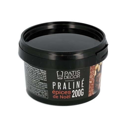 [08075885] PATISDECOR PRALINE AU EPICES DE NOEL 200GR