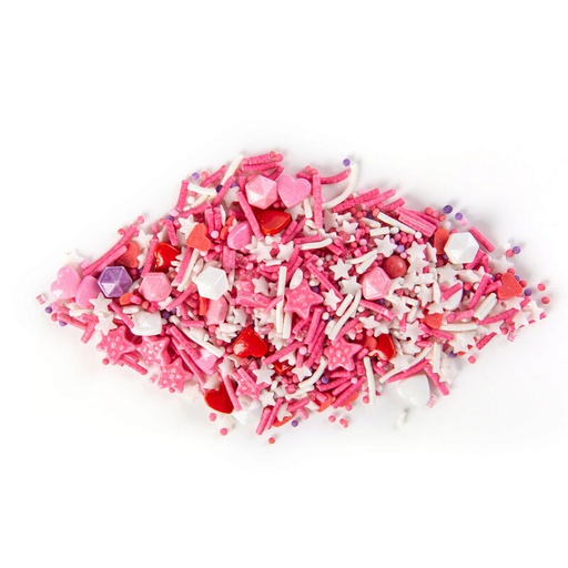 [08054308] 1061269 MIX DÉCORATION ROSE EN SUCRE  500G