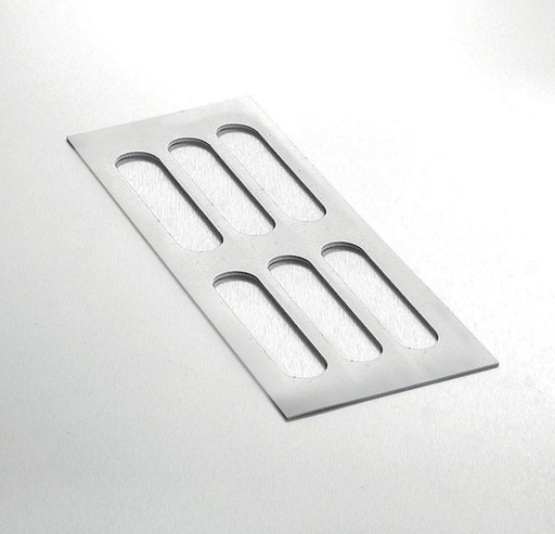 [08056277] 010700 PCB MOULE POCHOIR ECLAIR 6 EMPREINTES 13,2X3,2 CM 1PCE ***S/CD***