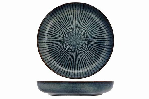 [60252176] C&T ATLANTIS STRIPE ASSIETTE CREUSE 24XH4.3CM - 8564024