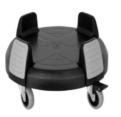 [54900757] SOCLE SUR ROULETTE NOIR POUR CONTAINER ROND PROBAXAGREER CONTACT ALIM