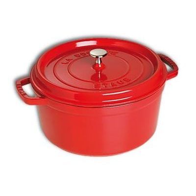 [57659878] STAUB COCOTTE RONDE CERISE 24CM  3.80L