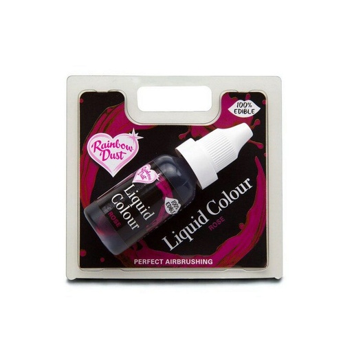[70407222] WATER OPLOSBARE VOEDSEL KLEUR ROZE16ML = FLES